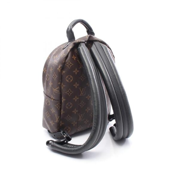 Louis Vuitton Palm Springs Backpack Leather Brown Black - Picture 2 of 7